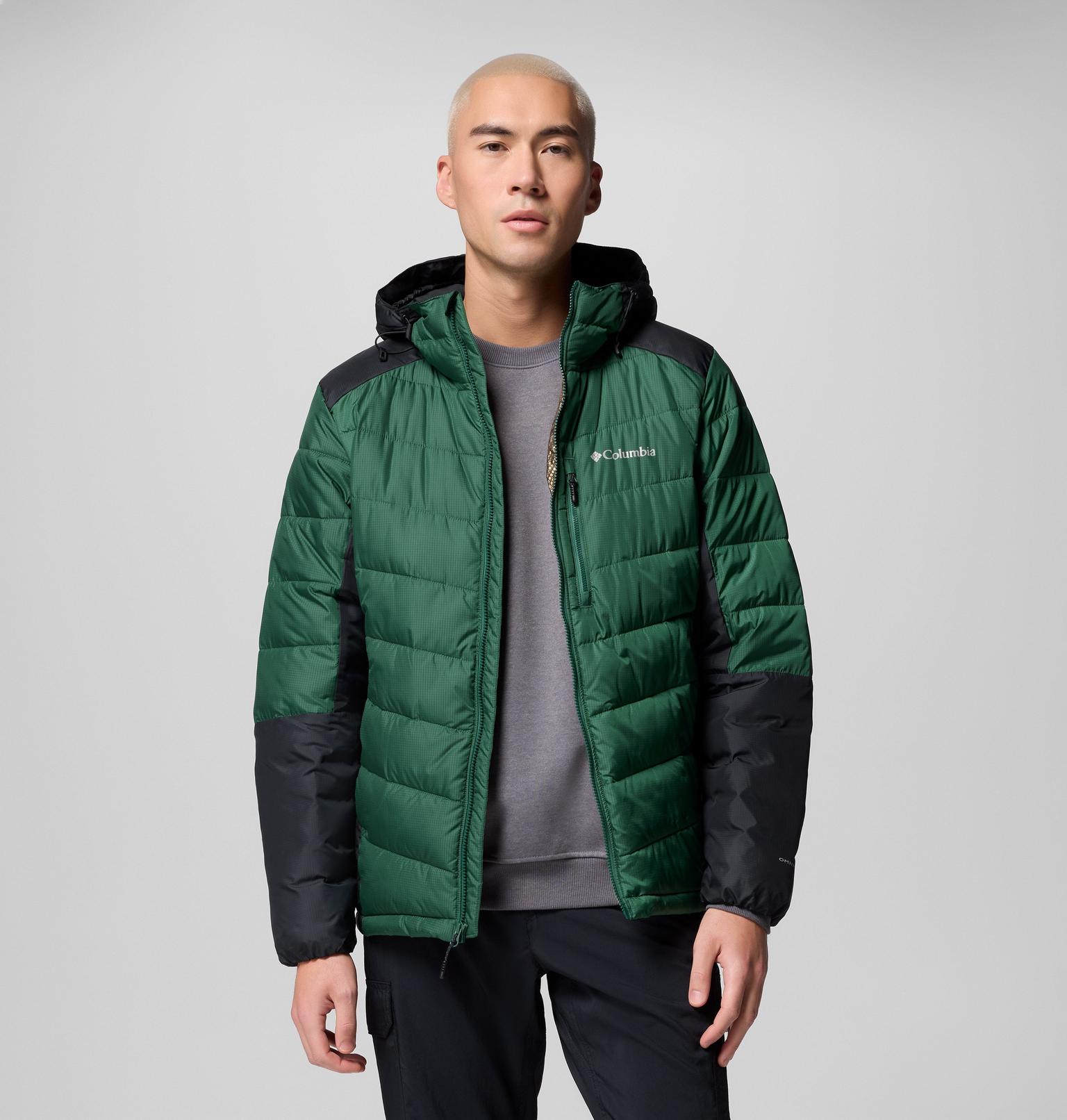 Veste Labyrinth Loop II Insulated Hooded Columbia - Rain Forest/Black