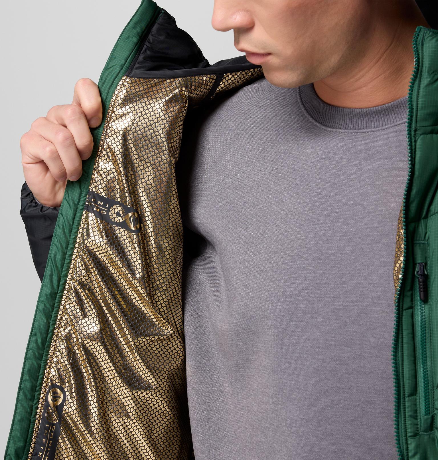 Veste Labyrinth Loop II Insulated Hooded Columbia - Rain Forest/Black