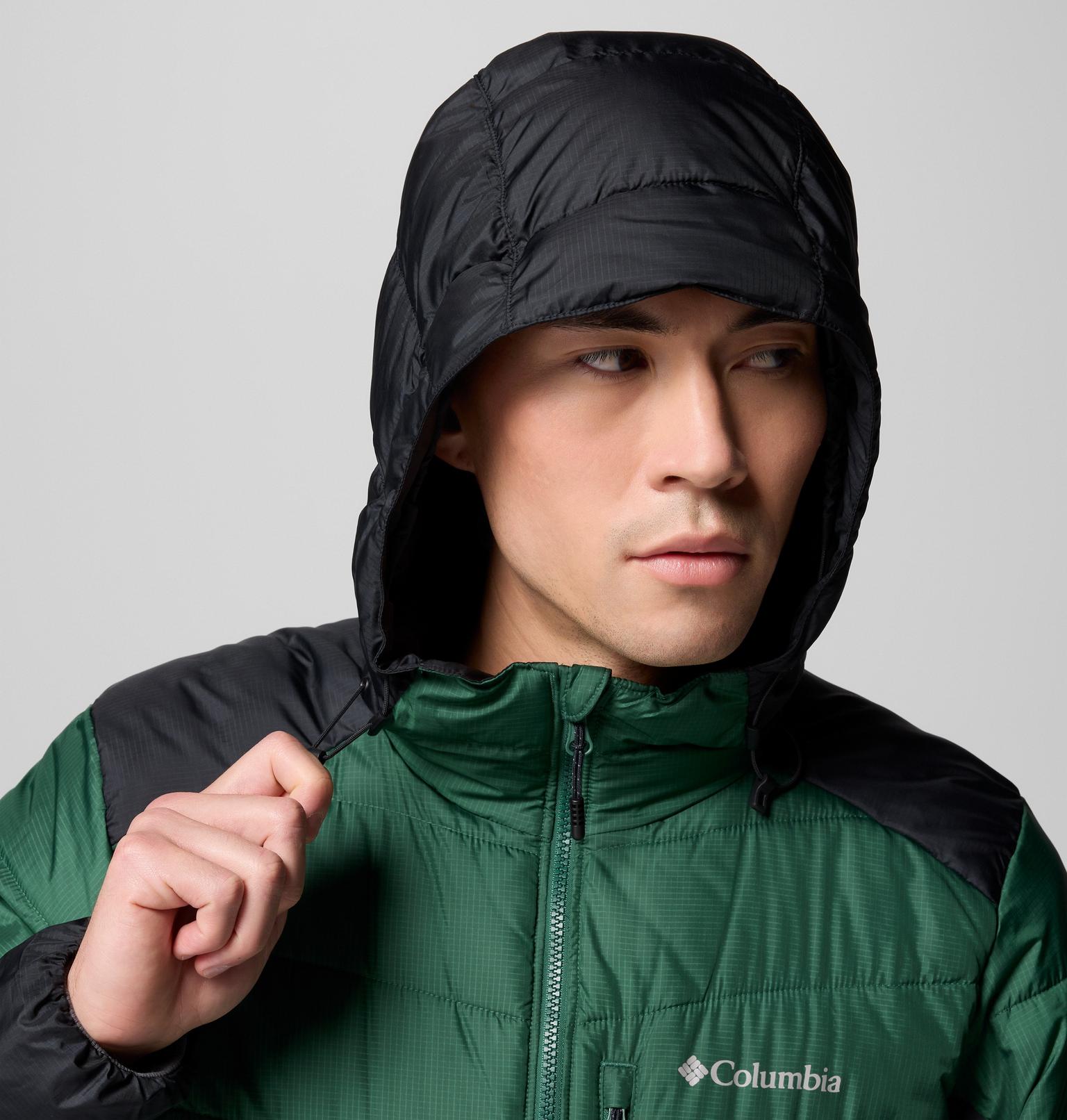 Veste Labyrinth Loop II Insulated Hooded Columbia - Rain Forest/Black