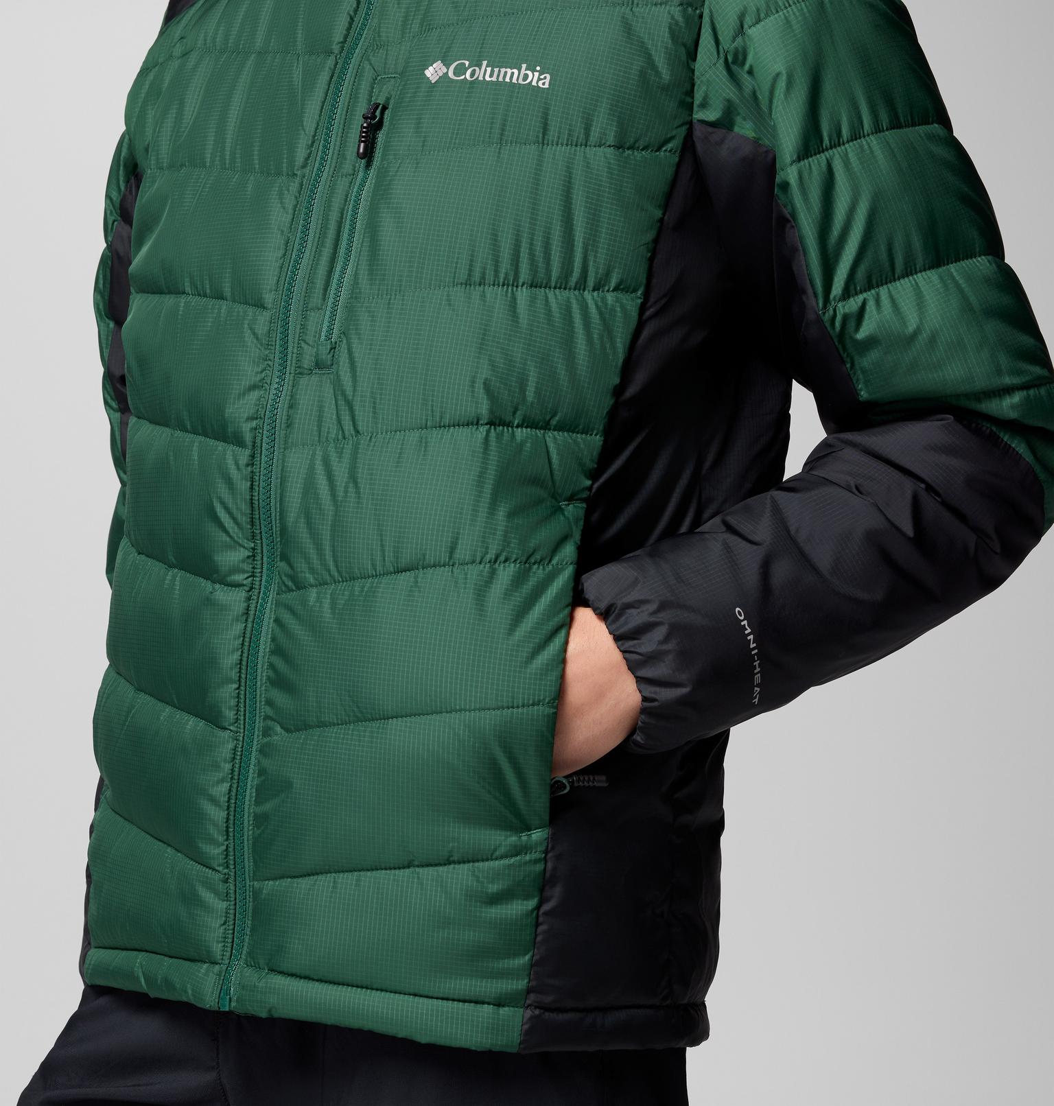 Veste Labyrinth Loop II Insulated Hooded Columbia - Rain Forest/Black