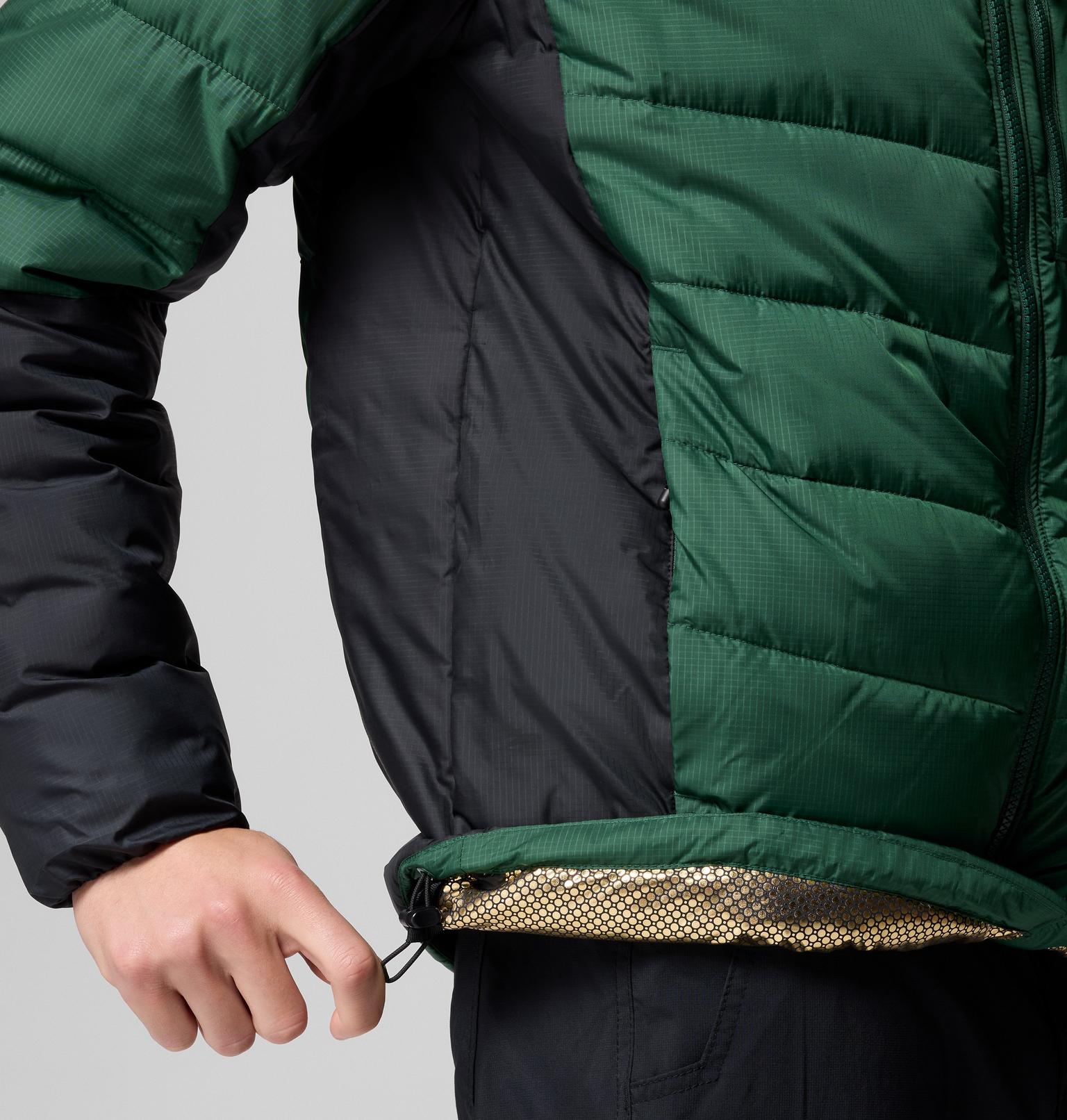 Veste Labyrinth Loop II Insulated Hooded Columbia - Rain Forest/Black