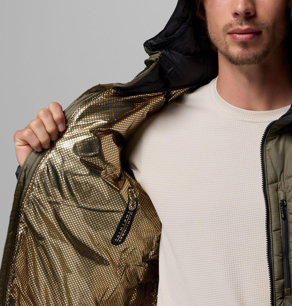 Veste Labyrinth Loop II Insulated Hooded Columbia - Stone Green/Shark