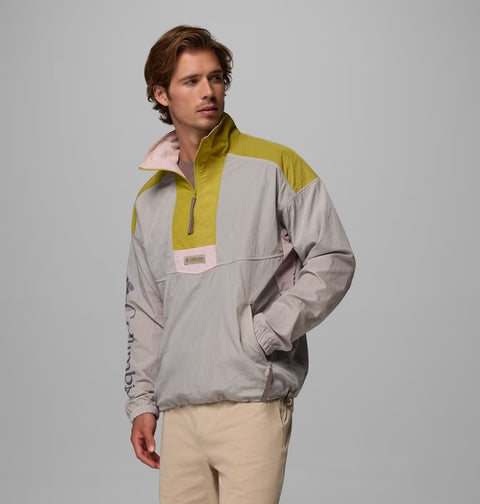 Riptide™ II Retro Windbreaker Anorak Grey Pink