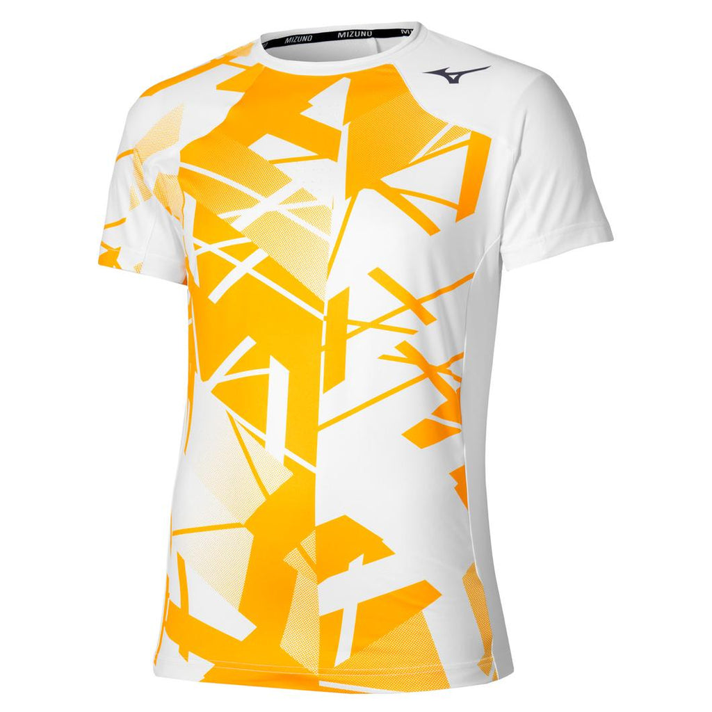 MIZUNO TENNIS SHADOW GRAPHIC WHITE/LEMON