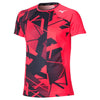 MIZUNO TENNIS SHADOW GRAPHIC BLACK/RED