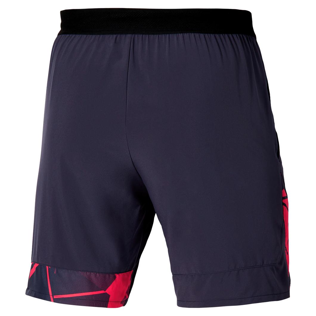 MIZUNO TENNIS SHORT 8 IN AMPLIFY ODISSEY GRAY 1