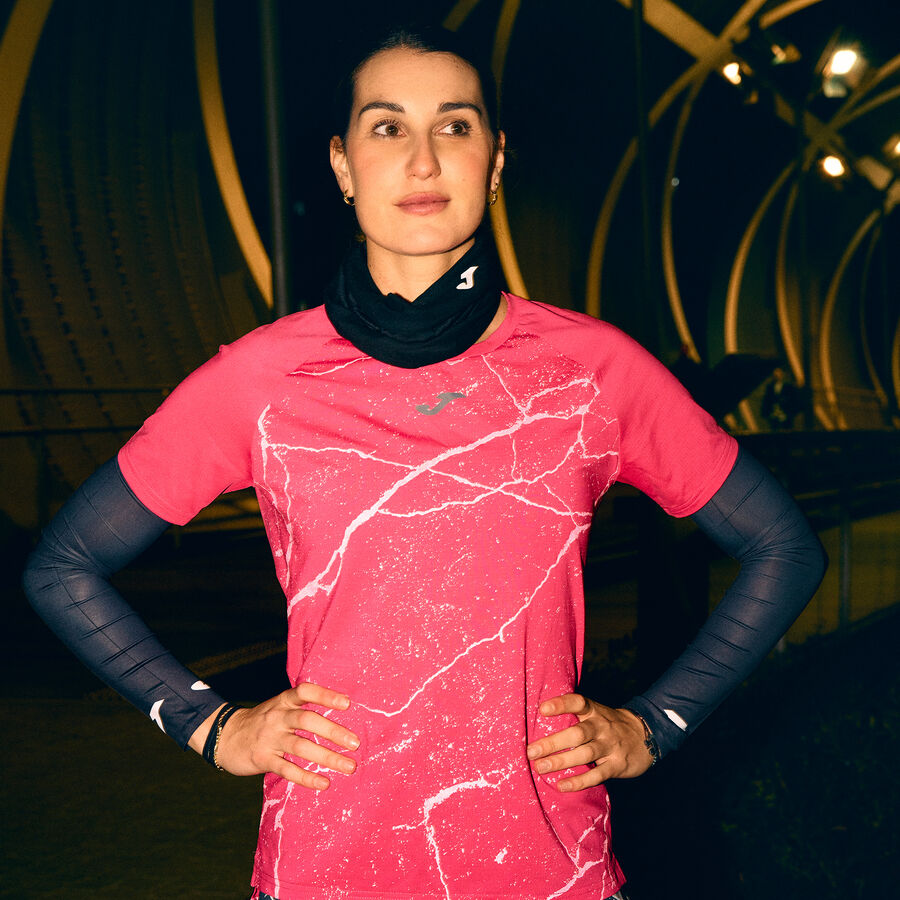 Maillot manches courtes femme R-Night fuchsia