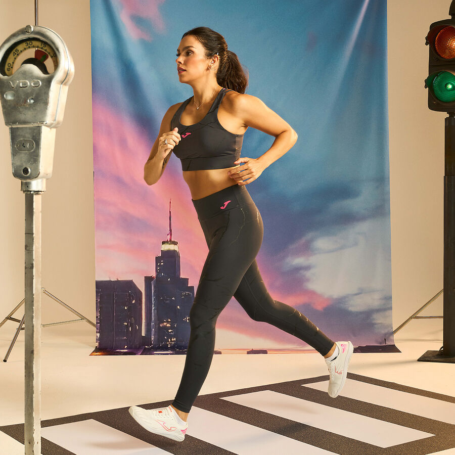 Long tights woman R-Night dark gray