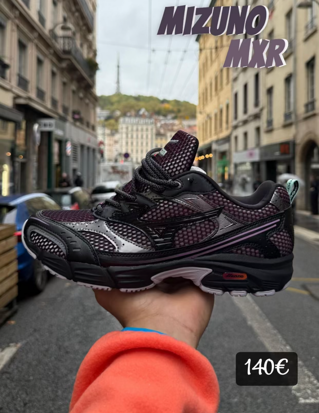 Mizuno MXR BLACK/BLACK/VALERIAN