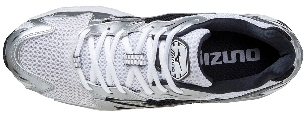 MIZUNO WAVE RIDER 10 WHITE/SILVER