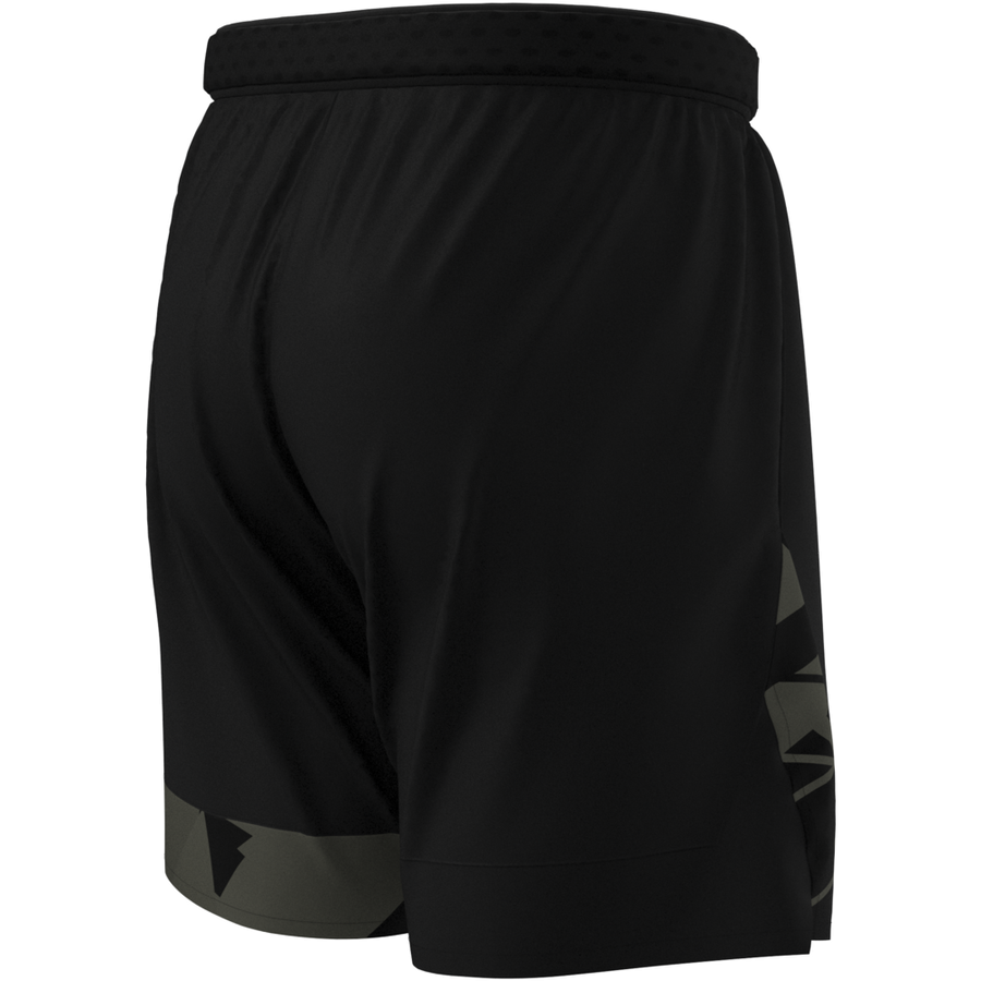 MIZUNO TENNIS SHORT 8 IN AMPLIFY BLACK GRAPE LEAF