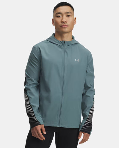 UA Velociti Storm Hooded Jasper Blue Black