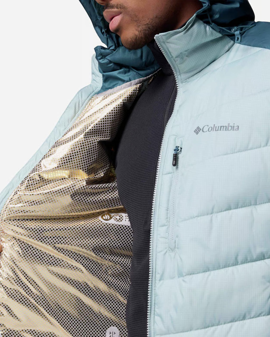 Columbia Labyrinth Loop II Hooded Jacket Light Blue