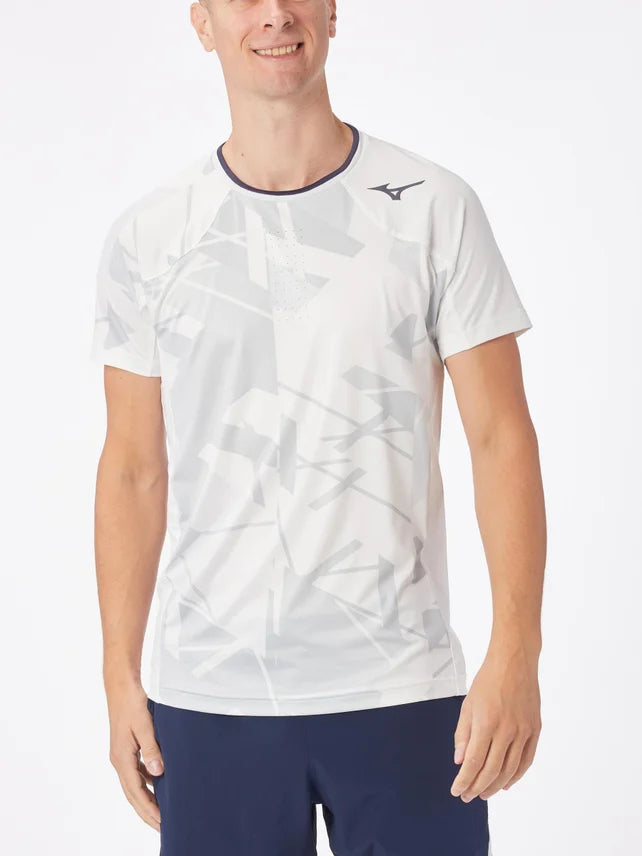 MIZUNO TENNIS SHADOW GRAPHIC WHITE/GREY