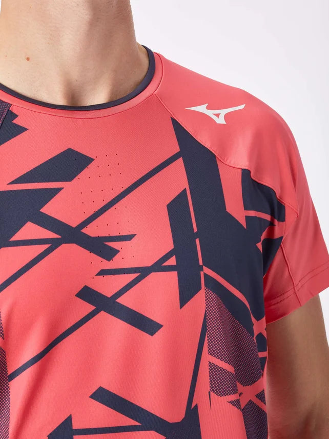 MIZUNO TENNIS SHADOW GRAPHIC BLACK/RED