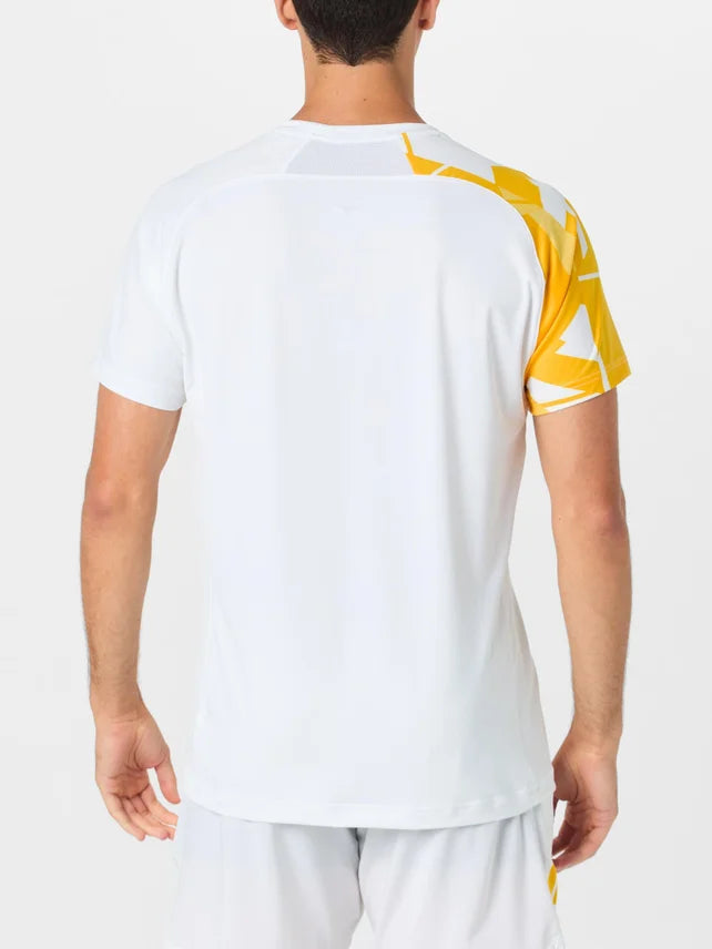 MIZUNO TENNIS SHADOW GRAPHIC WHITE/LEMON
