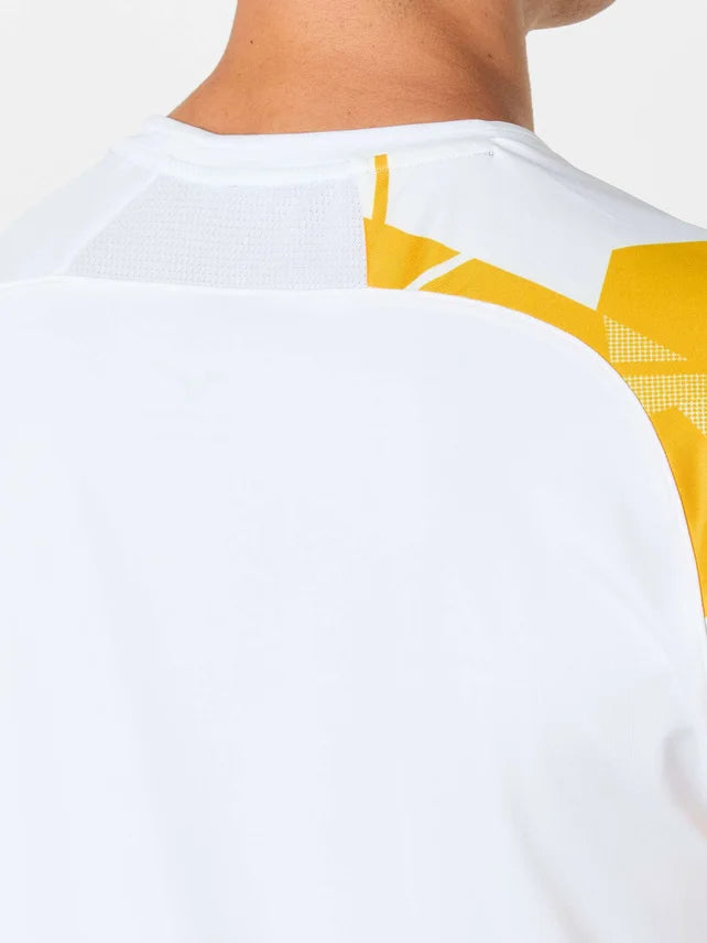 MIZUNO TENNIS SHADOW GRAPHIC WHITE/LEMON